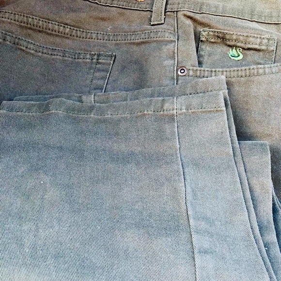 🌹🌹Gloria Vanderbilt Amanda Forest Green Jeans Size 14🌹🌹 - Picture 4 of 8